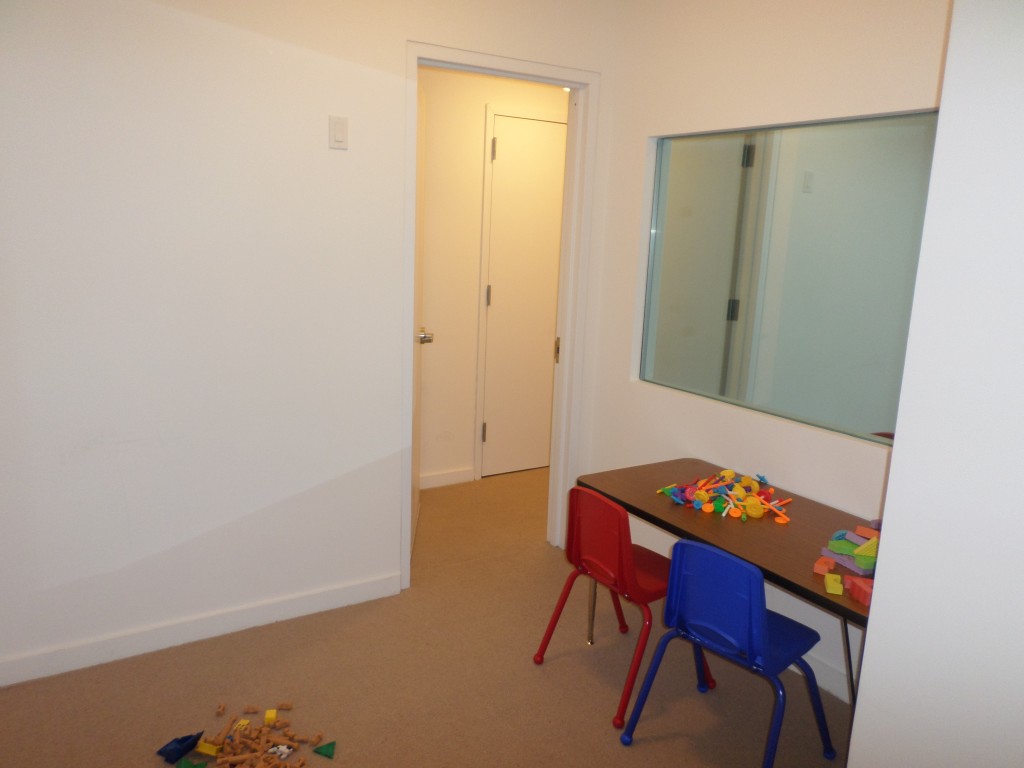 empty PCIT Therapy Room, Where psychologist and Children would have activities.