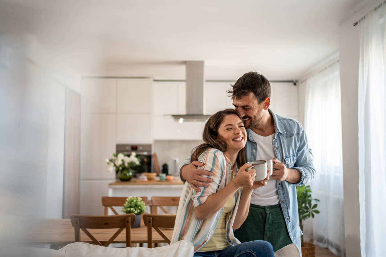 couple going through early adulthood together.